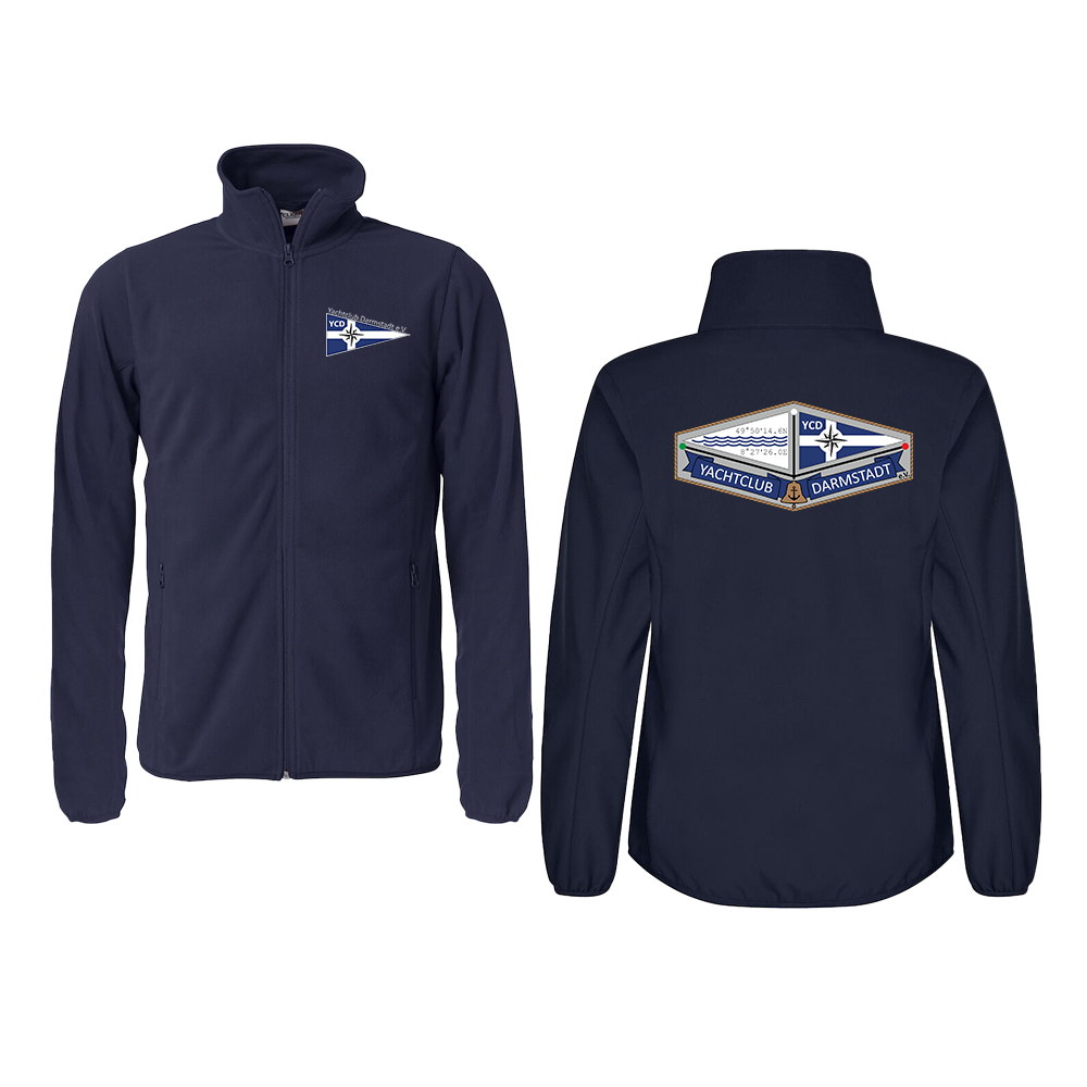 Micro Fleecejacke Herren Yachtclub Darmstadt